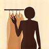 Personal Styling icon - woman looking at clothes